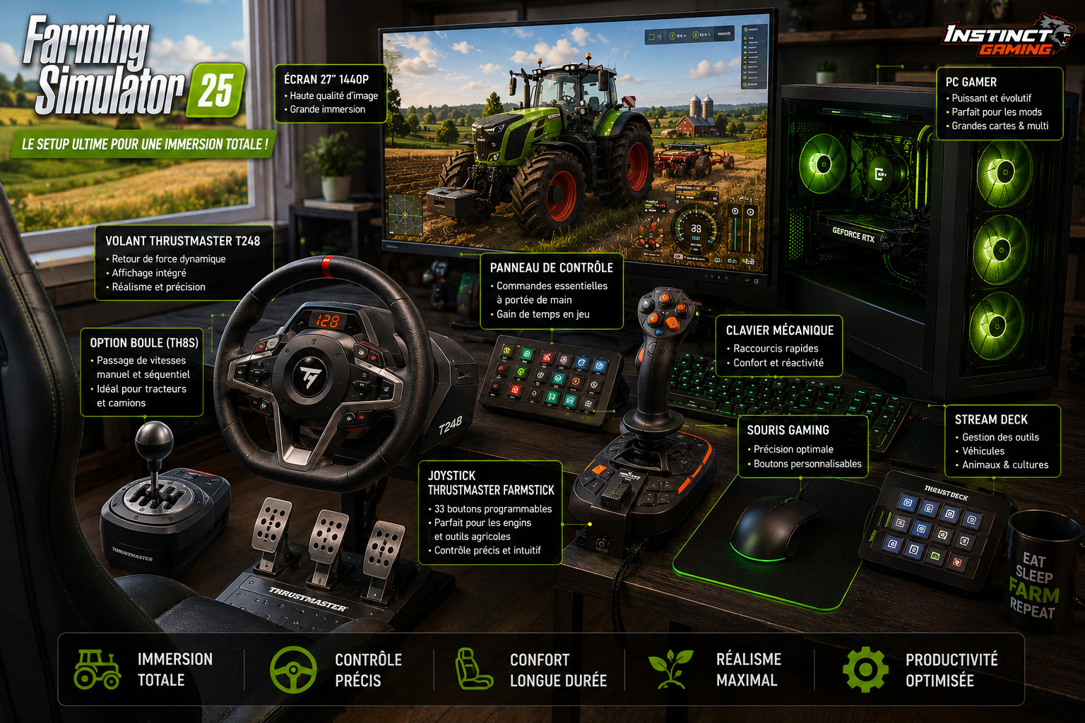 Setup PC complet Farming Simulator